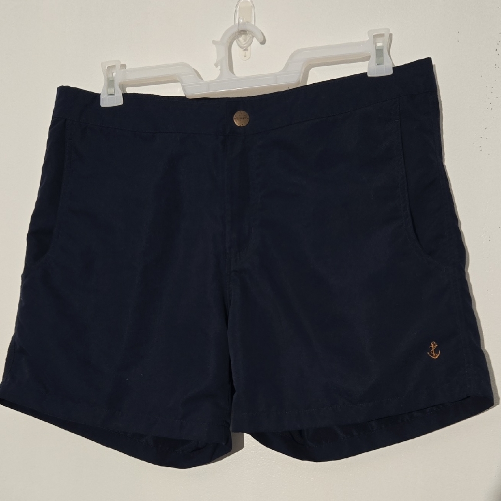 Retromarine New York Navy Blue Mens Swim Shorts Size 36